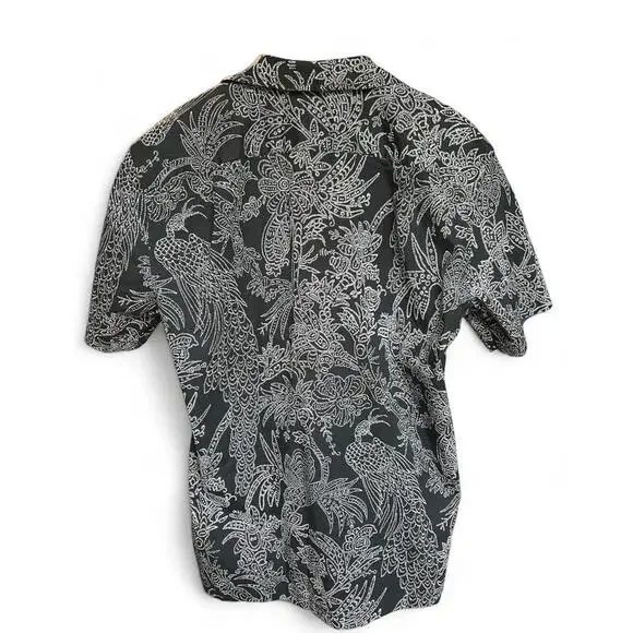 Tori Richard Men’s Button Down Short Sleeve Shirt Size M - Picture 2 of 7